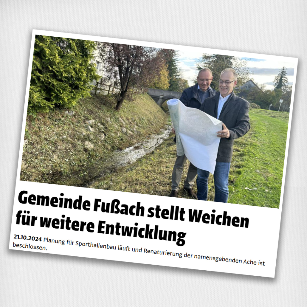 Gemeinde Fußach stellt Weichen für weitere Entwicklung