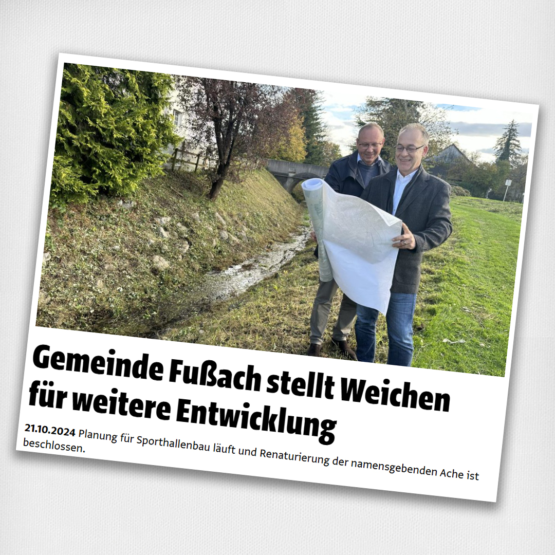 Gemeinde Fußach stellt Weichen für weitere Entwicklung